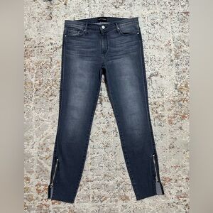 Black Orchid Ankle Zip Skinny Jeans gray wash size 29